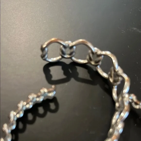 Elegant Silver Chain Bracelet Set - Picture 2 of 3